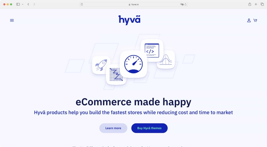 Hyvä - die offizielle Website